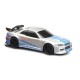 Turbo Racing 1/76 C74 Limited edition On-Road RC Car RTR (Silver with blue stripes) 