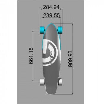 Skateboard electric Yuneec Longboard EGo-2